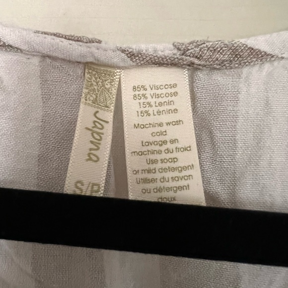 Linen Striped Boho Top - Picture 4 of 4